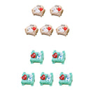 5 Piece Micro Landscape Mini Resin Bonsai DIY Flower Pot Decor Dog Sofa