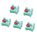 5Piece Micro Landscape Mini Resin Bonsai DIY Flower Pot Decor Green Dog Sofa