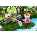 4 Piece Micro Landscape Mini Resin Bonsai DIY Garden Decor Lovely Bears
