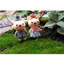4 Piece Micro Landscape Mini Resin Bonsai DIY Garden Decor Lovely Bears