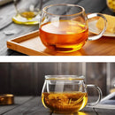 Heat-resistant Glass Cup Female Summer Transparent Filter with Lid Office