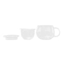 Heat-resistant Glass Cup Female Summer Transparent Filter with Lid Office