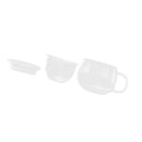 Heat-resistant Glass Cup Female Summer Transparent Filter with Lid Office