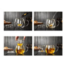 Heat-resistant Glass Cup Female Summer Transparent Filter with Lid Office