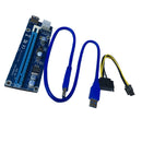USB 3.0 PCIE Express 1x To 16x Extender Riser Adapter Set Card & Power Cable