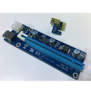 USB 3.0 PCIE Express 1x To 16x Extender Riser Adapter Set Card & Power Cable