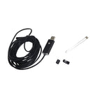7mm 6 LED USB Waterproof Borescope Tube Inspection Video Camera 2m