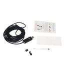 7mm 6 LED USB Waterproof Borescope Tube Inspection Video Camera 2m