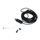 7mm 6 LED USB Waterproof Borescope Tube Inspection Video Camera 2m