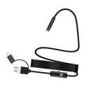 8mm 3 In 1 USB Waterproof Inspection Camera for Android & PC 2m