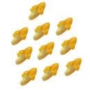 Durable Micro Landscape Resin Miniature Fruit Ornament Garden DIY Banana Statue Home Garden Outdoor Decor Ornaments Pack of 10PCS