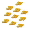 Durable Micro Landscape Resin Miniature Fruit Ornament Garden DIY Banana Statue Home Garden Outdoor Decor Ornaments Pack of 10PCS