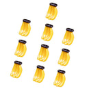 Durable Micro Landscape Resin Miniature Fruit Ornament Garden DIY Banana Statue Home Garden Outdoor Decor Ornaments Pack of 10PCS