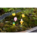 Durable Micro Landscape Resin Miniature Fruit Ornament Garden DIY Strawberry Statue Home Garden Outdoor Decor Ornaments Pack of 10PCS Pink