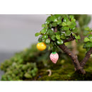 Durable Micro Landscape Resin Miniature Fruit Ornament Garden DIY Strawberry Statue Home Garden Outdoor Decor Ornaments Pack of 10PCS Red