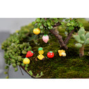 Durable Micro Landscape Resin Miniature Fruit Ornament Garden DIY Pineapple Statue Home Garden Outdoor Decor Ornaments Pack of 10PCS