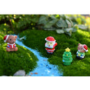10 Piece Micro Landscape Mini Resin Bonsai Fairy Garden Decor Santa Clause