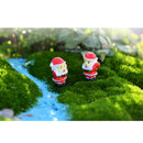 10 Piece Micro Landscape Mini Resin Bonsai Fairy Garden Decor Santa Clause