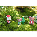 10 Piece Micro Landscape Mini Resin Bonsai Fairy Garden Decor Santa Clause