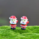 10 Piece Micro Landscape Mini Resin Bonsai Fairy Garden Decor Santa Clause