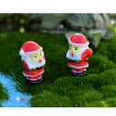 10 Piece Micro Landscape Mini Resin Bonsai Fairy Garden Decor Santa Clause