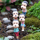 4 Piece Micro Landscape Resin Bonsai Fairy DIY Garden Decor Lovely Monkey