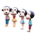 4 Piece Micro Landscape Resin Bonsai Fairy DIY Garden Decor Lovely Monkey