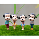 4 Piece Micro Landscape Resin Bonsai Fairy DIY Garden Decor Lovely Monkey