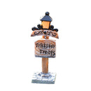 Durable Micro Landscape Mini Resin Miniature Bonsai Fairy Garden Decor Street Signpost Statue Home Garden Decor Signpost Coffee