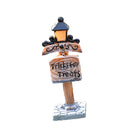Durable Micro Landscape Mini Resin Miniature Bonsai Fairy Garden Decor Street Signpost Statue Home Garden Decor Signpost Coffee