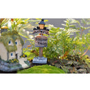 Durable Micro Landscape Mini Resin Miniature Bonsai Fairy Garden Decor Street Signpost Statue Home Garden Decor Signpost Coffee