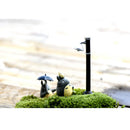 Micro Landscape Mini Resin Bonsai Fairy Garden Decor 9.5cm Street Light