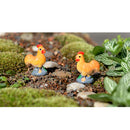 10 pieces Mini Cock Rooster Statue Bonsai Fairy Garden Micro Landscape Decor