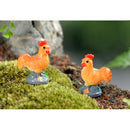 10 pieces Mini Cock Rooster Statue Bonsai Fairy Garden Micro Landscape Decor