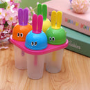 Rabbit Shaped Pop Maker Mold Freezer Ice Popsicle Yogurt Ice Cream Frozen