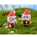 5 Piece Micro Landscape Mini Resin Bonsai Fairy DIY Garden Decor Santa's Hug