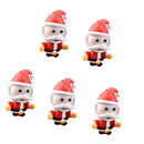 5 Piece Micro Landscape Mini Resin Bonsai Fairy DIY Garden Decor Santa's Hug