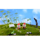 5 Piece Micro Landscape Mini Resin Bonsai Fairy DIY Garden Decor Santa's Hug
