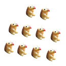 10 Piece Micro Landscape Resin Bonsai Fairy Garden Decor Mushroom Hedgehog