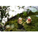 10 Piece Micro Landscape Resin Bonsai Fairy Garden Decor Mushroom Hedgehog