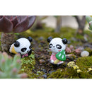 4pcs Miniature Bonsai Landscape Mini Resin Animals Fairy Decor Cute Panda 2.7x3.7cm