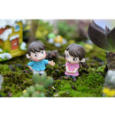 2 Pairs Micro Landscape Mini Resin Bonsai Fairy DIY Garden Decor Lovers