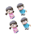 2 Pairs Micro Landscape Mini Resin Bonsai Fairy DIY Garden Decor Lovers