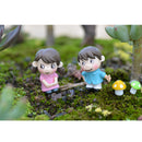 2 Pairs Micro Landscape Mini Resin Bonsai Fairy DIY Garden Decor Lovers