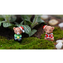 10 Piece Micro Landscape Resin Bonsai Fairy Garden Decor Christmas Bears