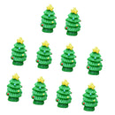 10 Piece Micro Landscape Resin Bonsai Fairy Garden Decor Christmas Trees