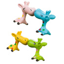 4 Pieces Micro Landscape Decorations Mini Resin Ornament Garden DIY Giraffe