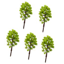 Pack of 5PCS Micro Landscape Decorations Mini Resin Ornament Garden DIY Tree Statue Home Garden Outdoor Decor Accessory