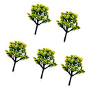 Pack of 5PCS Micro Landscape Decorations Mini Resin Ornament Garden DIY Tree Statue Home Garden Outdoor Decor Accessory