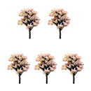 Pack of 5PCS Micro Landscape Decorations Mini Resin Ornament Garden DIY Tree Statue Home Garden Outdoor Decor Accessory
